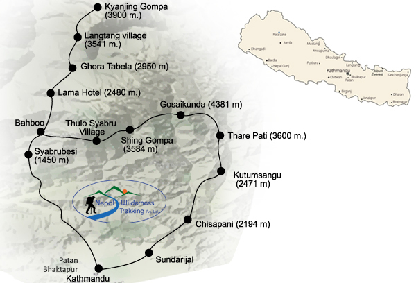 Gosaikunda trek itinerary | kathmandu to gosaikunda distance