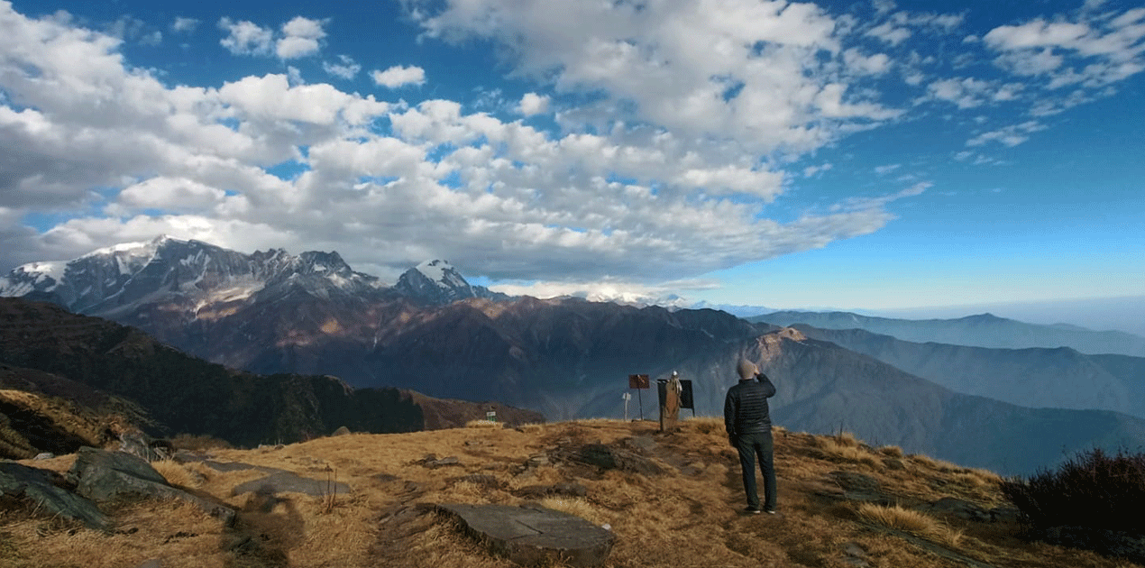 view from Khumai Danda