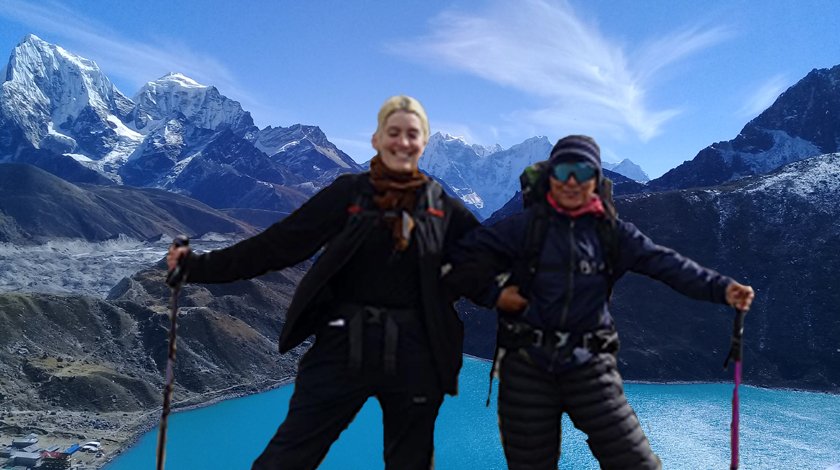 sherpa female guides team 