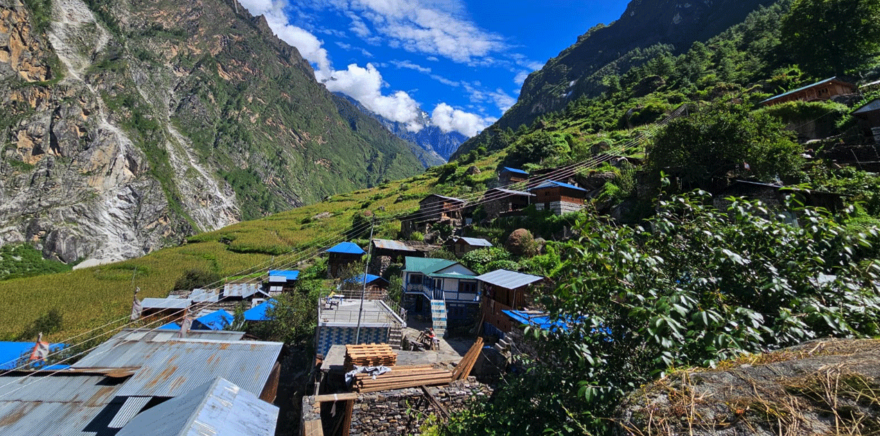 serang gompa trek krayak village