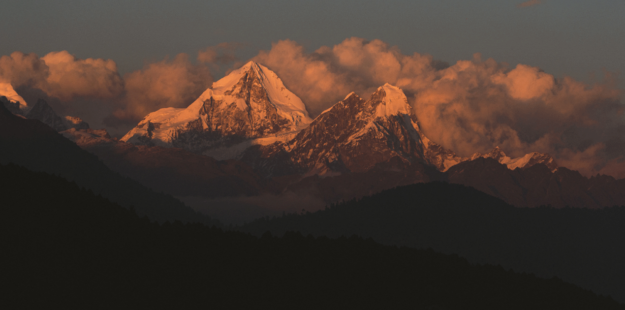 dorjelapa himal from Nagarkot